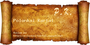 Polonkai Kartal névjegykártya